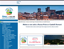 Tablet Screenshot of meteoroccapriora.it